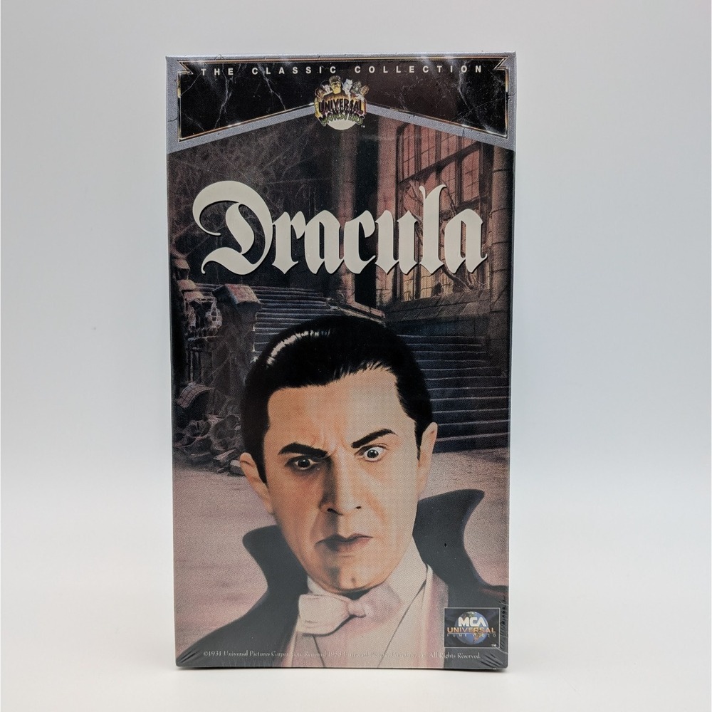 Factory Sealed Dracula 1931 (VHS, 1991 release) Universal Studios Monsters